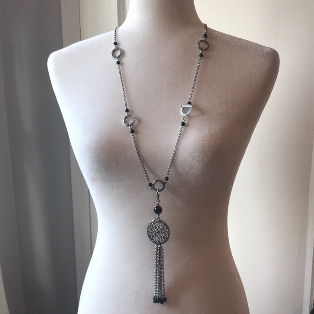 Lia Sophia Necklace With Tassel